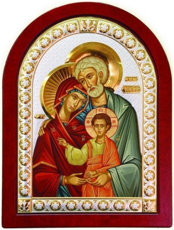 Греческая икона Святое Семейство
